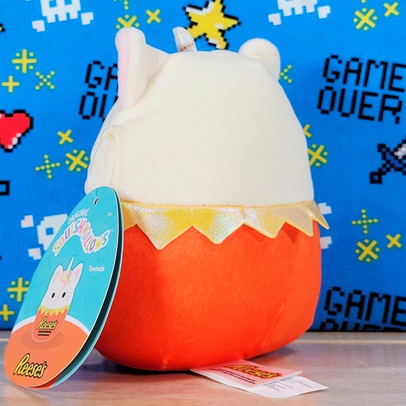 Squishmallow Tovinda the Cat 5" UltraSoft Reese's Peanut Butter Cup Plush NWT - Picture 4 of 11